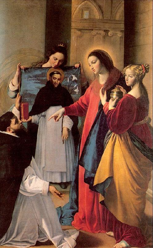 Maino, Juan Bautista del The Virgin Appears to a Dominican Monk in Seriano China oil painting art